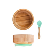 Load image into Gallery viewer, Baby Bamboo Bowl and Silicone Spoon