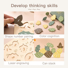 Load image into Gallery viewer, Wooden leaft puzzle