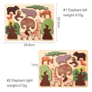 Wooden Forest Animal puzzle