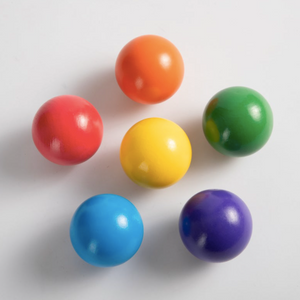 Wooden Rainbow Balls