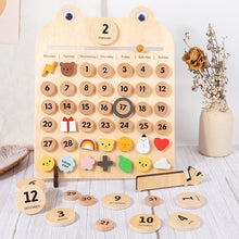 Load image into Gallery viewer, Wooden Desk Calendar