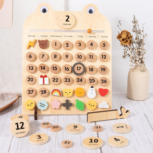 Wooden Desk Calendar