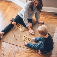 Load image into Gallery viewer, Wooden bus with little people