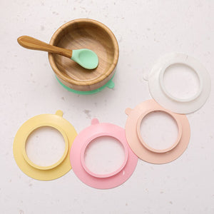 Baby Bamboo Bowl and Silicone Spoon