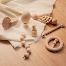 Load image into Gallery viewer, Wooden baby toy set