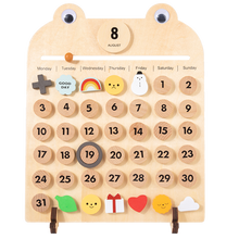 Load image into Gallery viewer, Wooden Desk Calendar