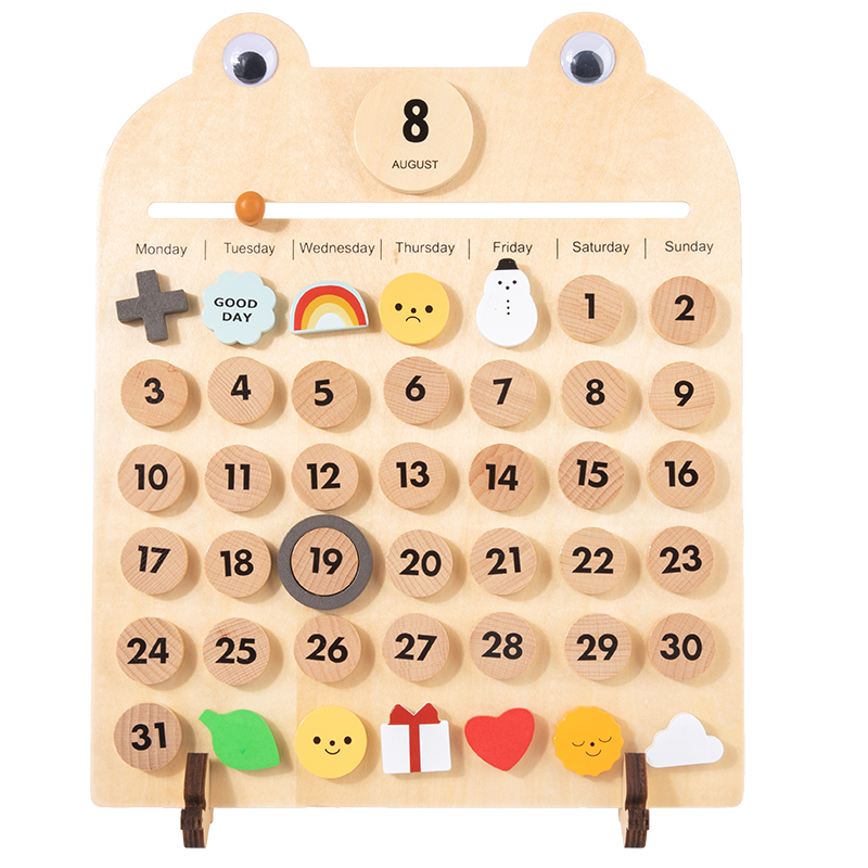 Wooden Desk Calendar