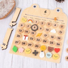 Load image into Gallery viewer, Wooden Desk Calendar