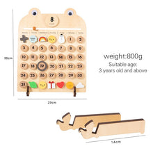 Load image into Gallery viewer, Wooden Desk Calendar