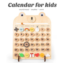 Load image into Gallery viewer, Wooden Desk Calendar