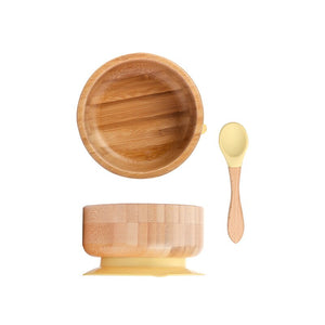 Baby Bamboo Bowl and Silicone Spoon
