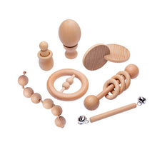 Load image into Gallery viewer, Wooden baby toy set