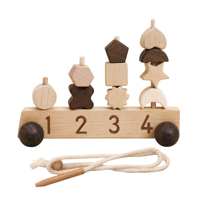 Wooden building cheap bricks toys