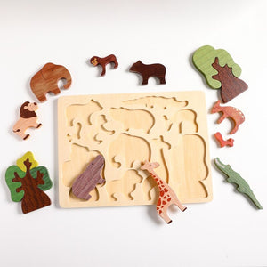Wooden Forest Animal puzzle