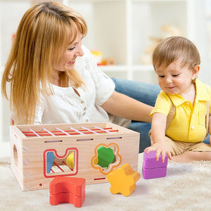 Busy Wooden Blocks Box