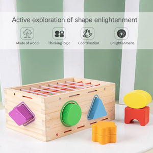 Busy Wooden Blocks Box