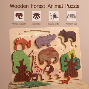 Wooden Forest Animal puzzle