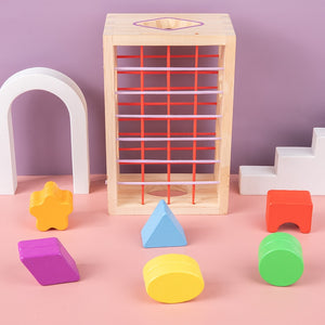 Busy Wooden Blocks Box