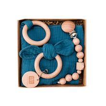 Load image into Gallery viewer, Wooden baby gift set