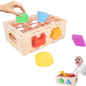 Busy Wooden Blocks Box