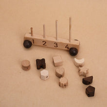 Load image into Gallery viewer, Wooden Building Blocks Car