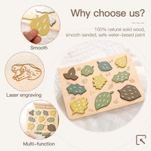 Load image into Gallery viewer, Wooden leaft puzzle